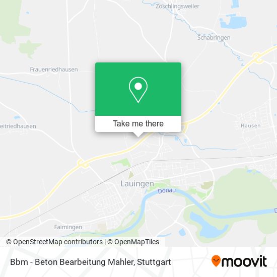 Bbm - Beton Bearbeitung Mahler map