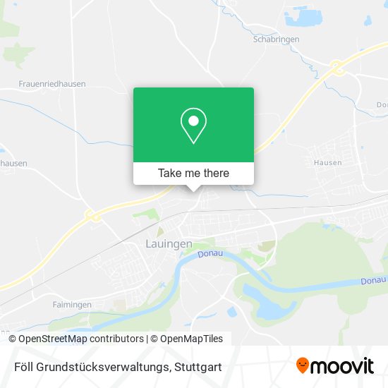 Föll Grundstücksverwaltungs map