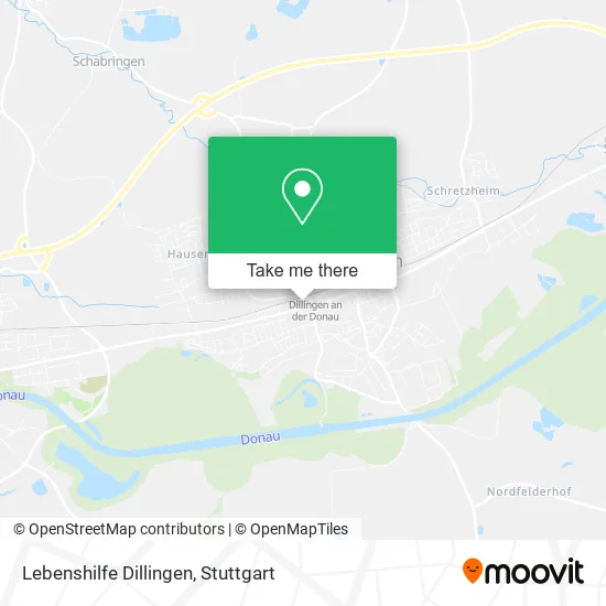 Карта Lebenshilfe Dillingen