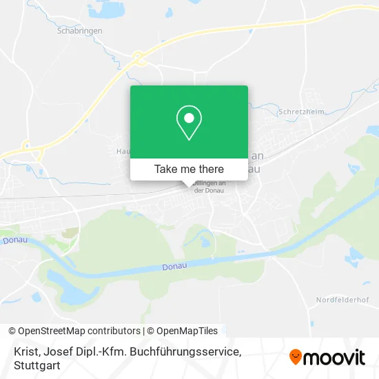 Карта Krist, Josef Dipl.-Kfm. Buchführungsservice