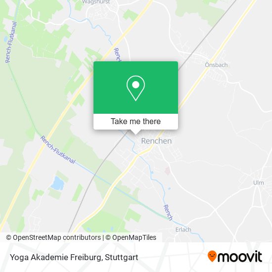 Карта Yoga Akademie Freiburg