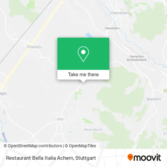 Карта Restaurant Bella Italia Achern