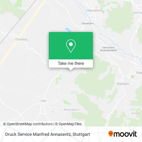 Druck Service Manfred Annasentz map