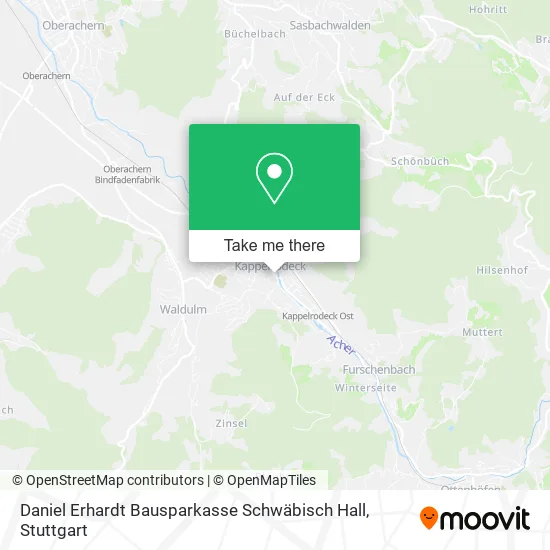 Карта Daniel Erhardt Bausparkasse Schwäbisch Hall