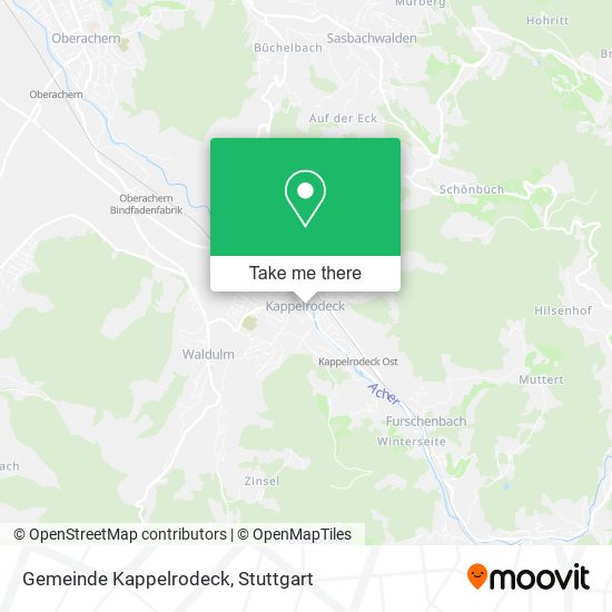 Gemeinde Kappelrodeck map