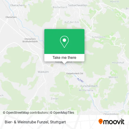 Карта Bier- & Weinstube Funzel