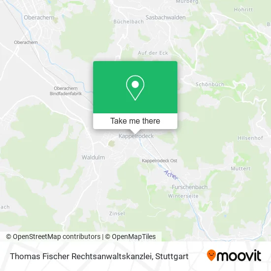 Карта Thomas Fischer Rechtsanwaltskanzlei