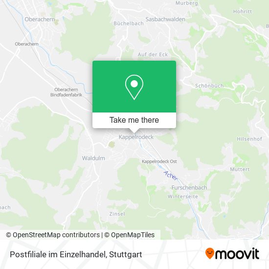 Postfiliale im Einzelhandel map