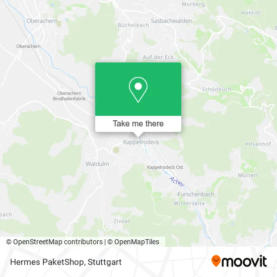 Карта Hermes PaketShop