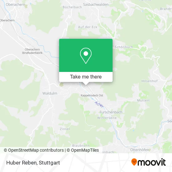 Карта Huber Reben