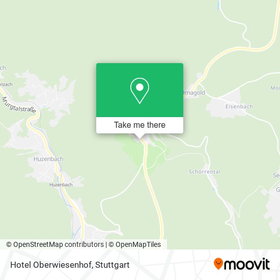 Hotel Oberwiesenhof map