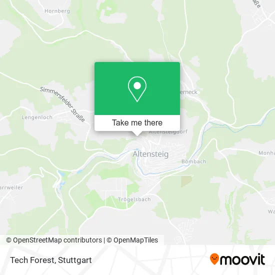 Карта Tech Forest