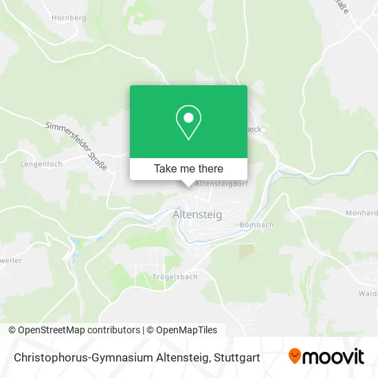 Карта Christophorus-Gymnasium Altensteig