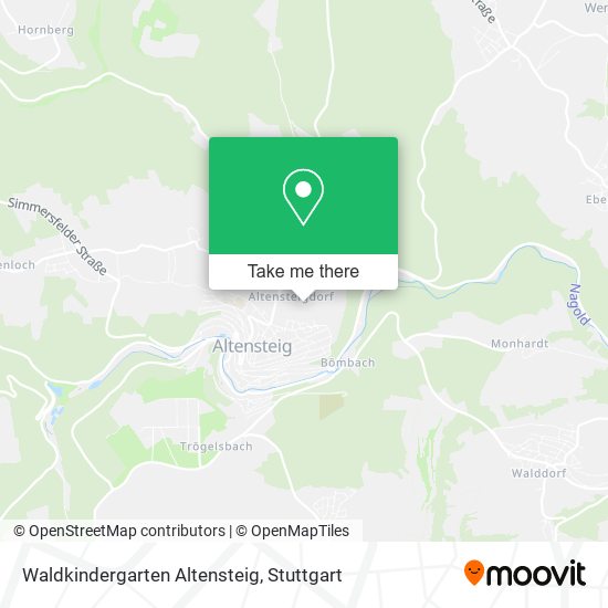 Карта Waldkindergarten Altensteig
