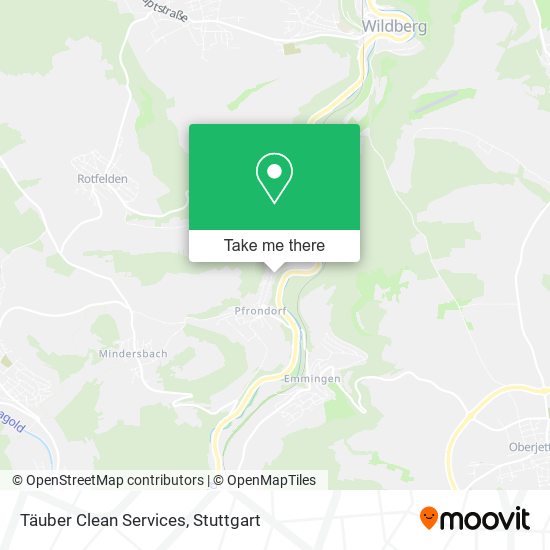 Täuber Clean Services map