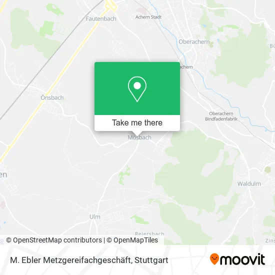 Карта M. Ebler Metzgereifachgeschäft