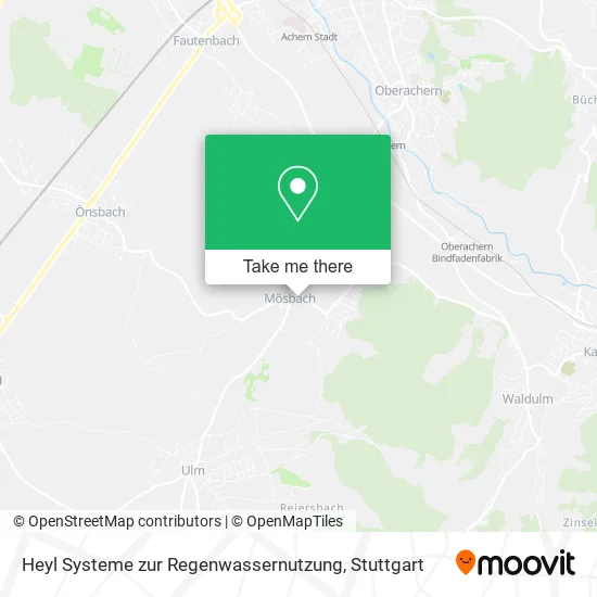 Карта Heyl Systeme zur Regenwassernutzung