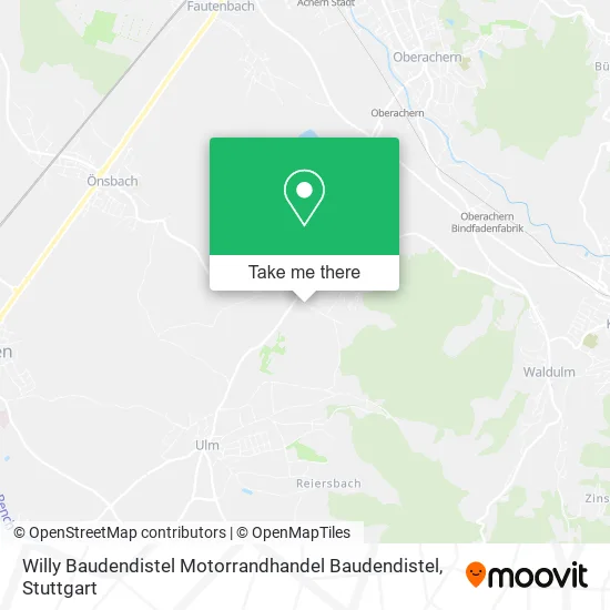 Карта Willy Baudendistel Motorrandhandel Baudendistel