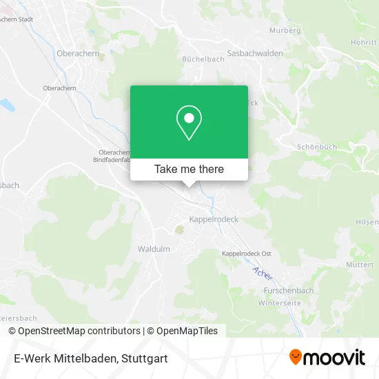 Карта E-Werk Mittelbaden