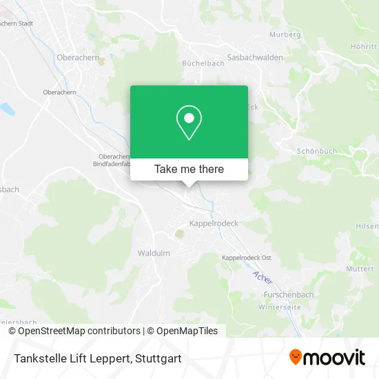 Карта Tankstelle Lift Leppert