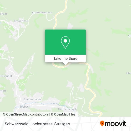 Карта Schwarzwald Hochstrasse