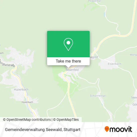 Карта Gemeindeverwaltung Seewald