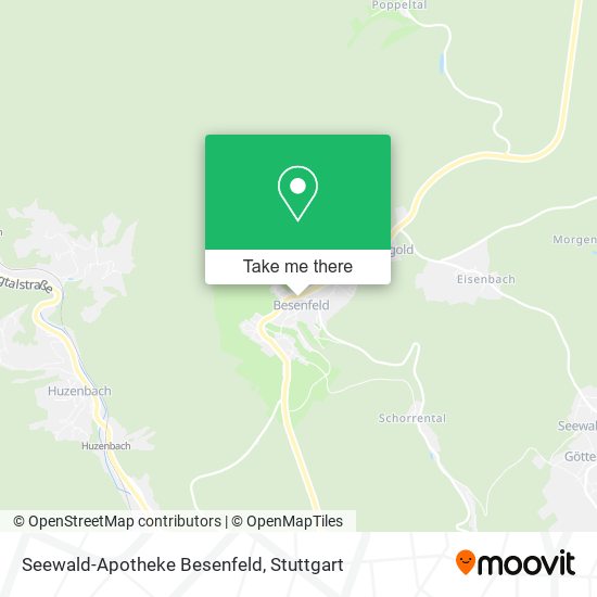Seewald-Apotheke Besenfeld map