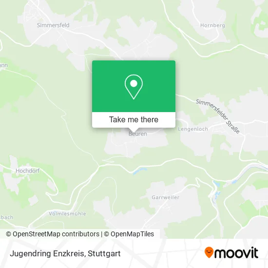 Карта Jugendring Enzkreis