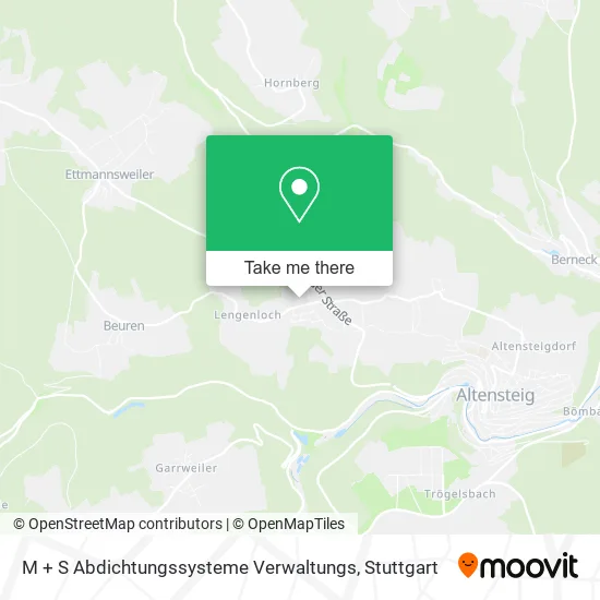 Карта M + S Abdichtungssysteme Verwaltungs