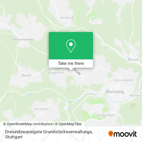 Карта Dreiundzwanzigste Grundstücksverwaltungs