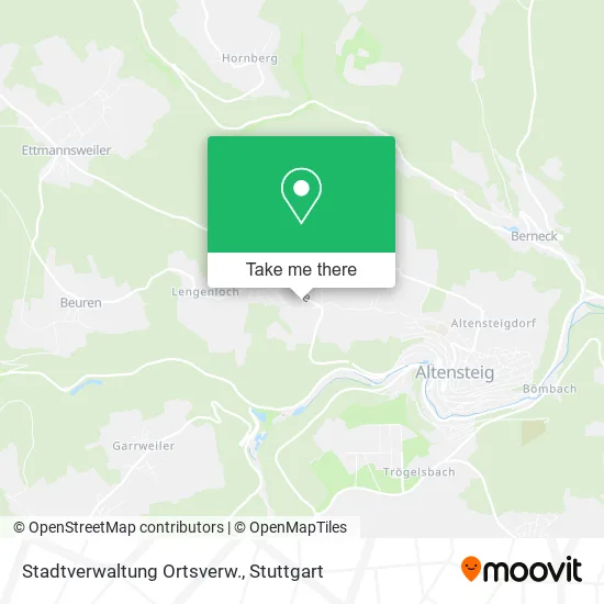 Карта Stadtverwaltung Ortsverw.