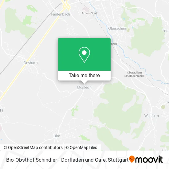 Карта Bio-Obsthof Schindler - Dorfladen und Cafe