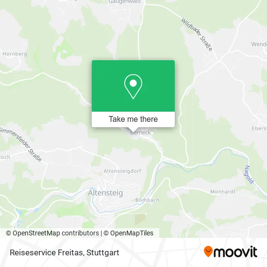 Reiseservice Freitas map