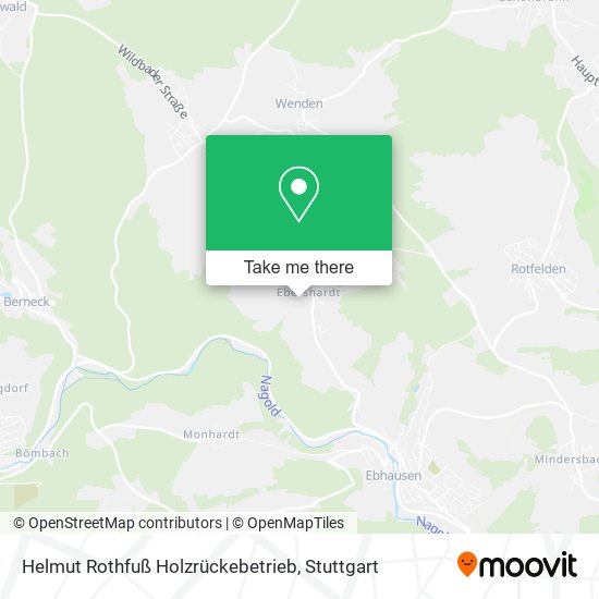 Helmut Rothfuß Holzrückebetrieb map