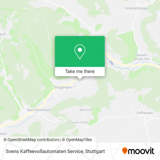 Svens Kaffeevollautomaten Service map