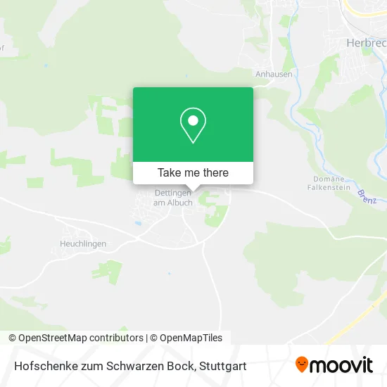 Карта Hofschenke zum Schwarzen Bock
