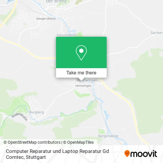 Карта Computer Reparatur und Laptop Reparatur Gd Comtec