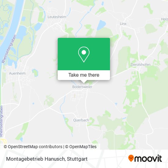 Карта Montagebetrieb Hanusch