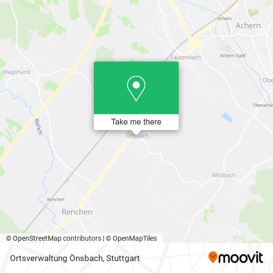 Ortsverwaltung Önsbach map