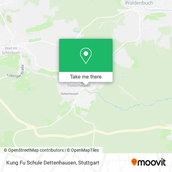 Карта Kung Fu Schule Dettenhausen