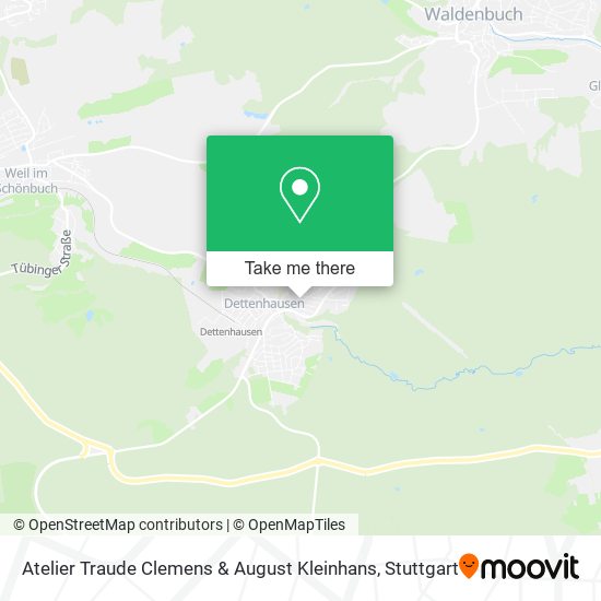 Atelier Traude Clemens & August Kleinhans map