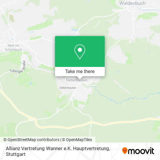 Карта Allianz Vertretung Wanner e.K. Hauptvertretung
