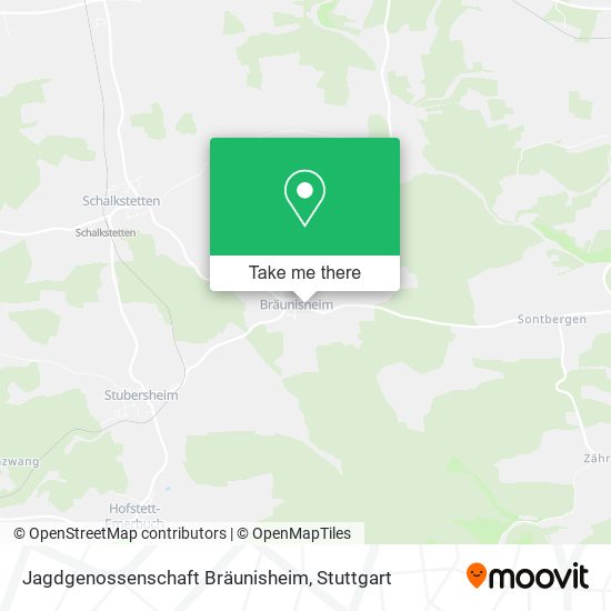 Jagdgenossenschaft Bräunisheim map