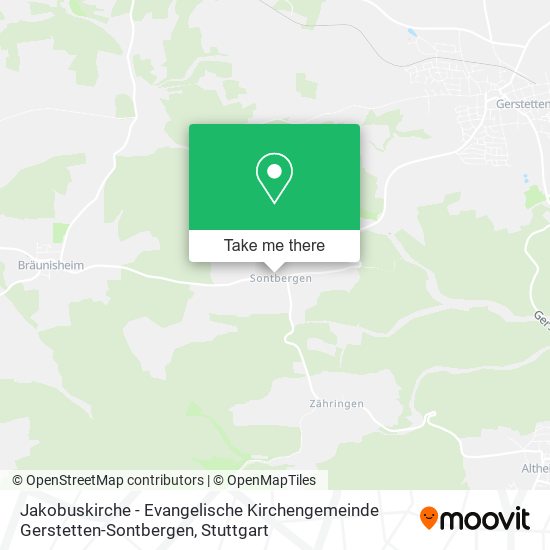 Jakobuskirche - Evangelische Kirchengemeinde Gerstetten-Sontbergen map
