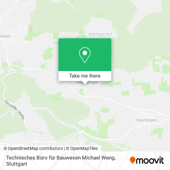 Карта Technisches Büro für Bauwesen Michael Weng