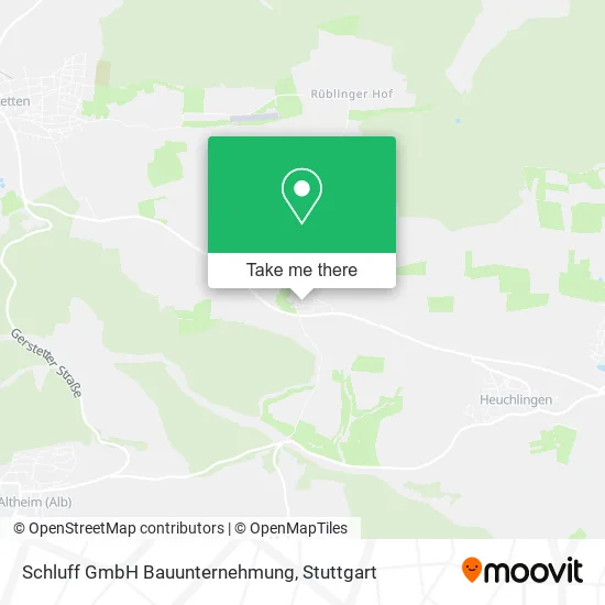 Карта Schluff GmbH Bauunternehmung