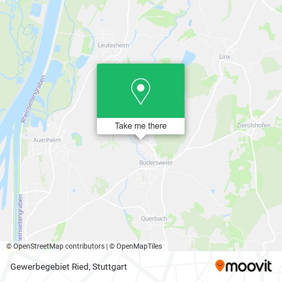 Gewerbegebiet Ried map