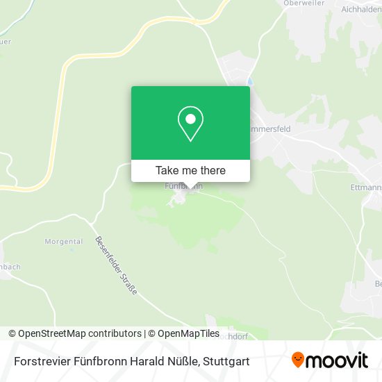 Forstrevier Fünfbronn Harald Nüßle map