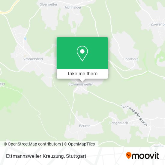 Ettmannsweiler Kreuzung map