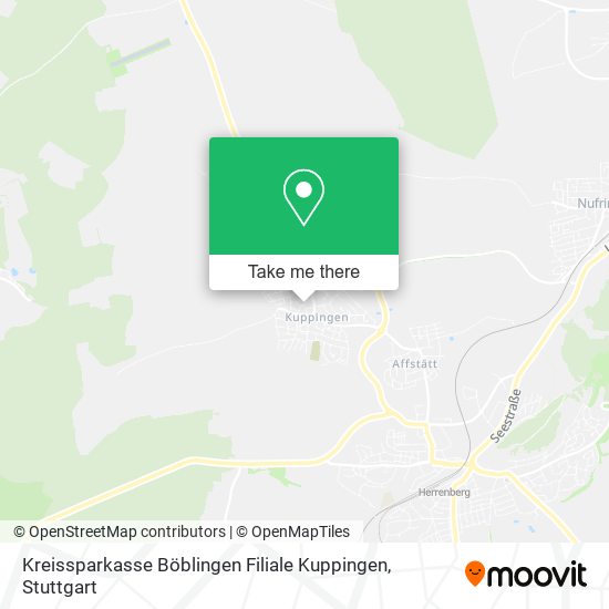 Kreissparkasse Böblingen Filiale Kuppingen map